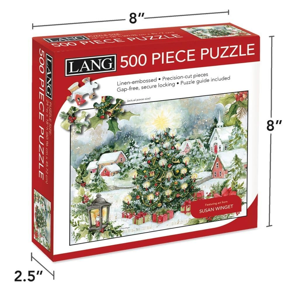 Amazon.com: Lang 500PC Puzzle CHRSTMS TR, Christmas Tree : Toys