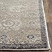 SAFAVIEH Sofia Collection Area Rug - 8' x 10', Light Grey & Beige, Vintage Oriental Distressed Design, Non-Shedding & Easy Care, Ideal for High Traffic Areas in Living Room, Bedroom (SOF330B)