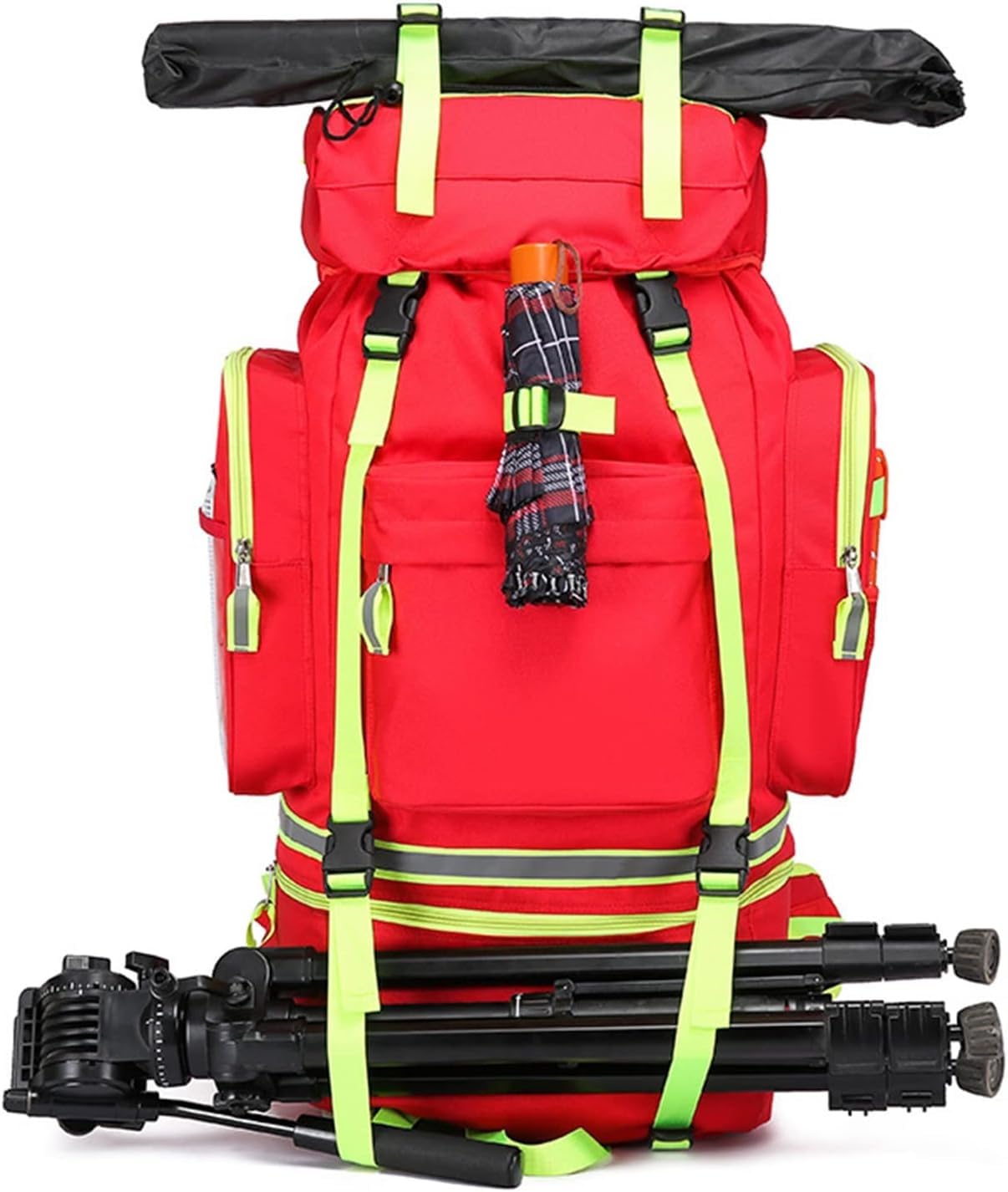 Borsa per il primo soccorritore Zaino per il trauma vuoto, borsa per il primo soccorso EMS/EMT Zaino medico multitasche impermeabile per i professionisti della prevenzione e dell'outdoor.