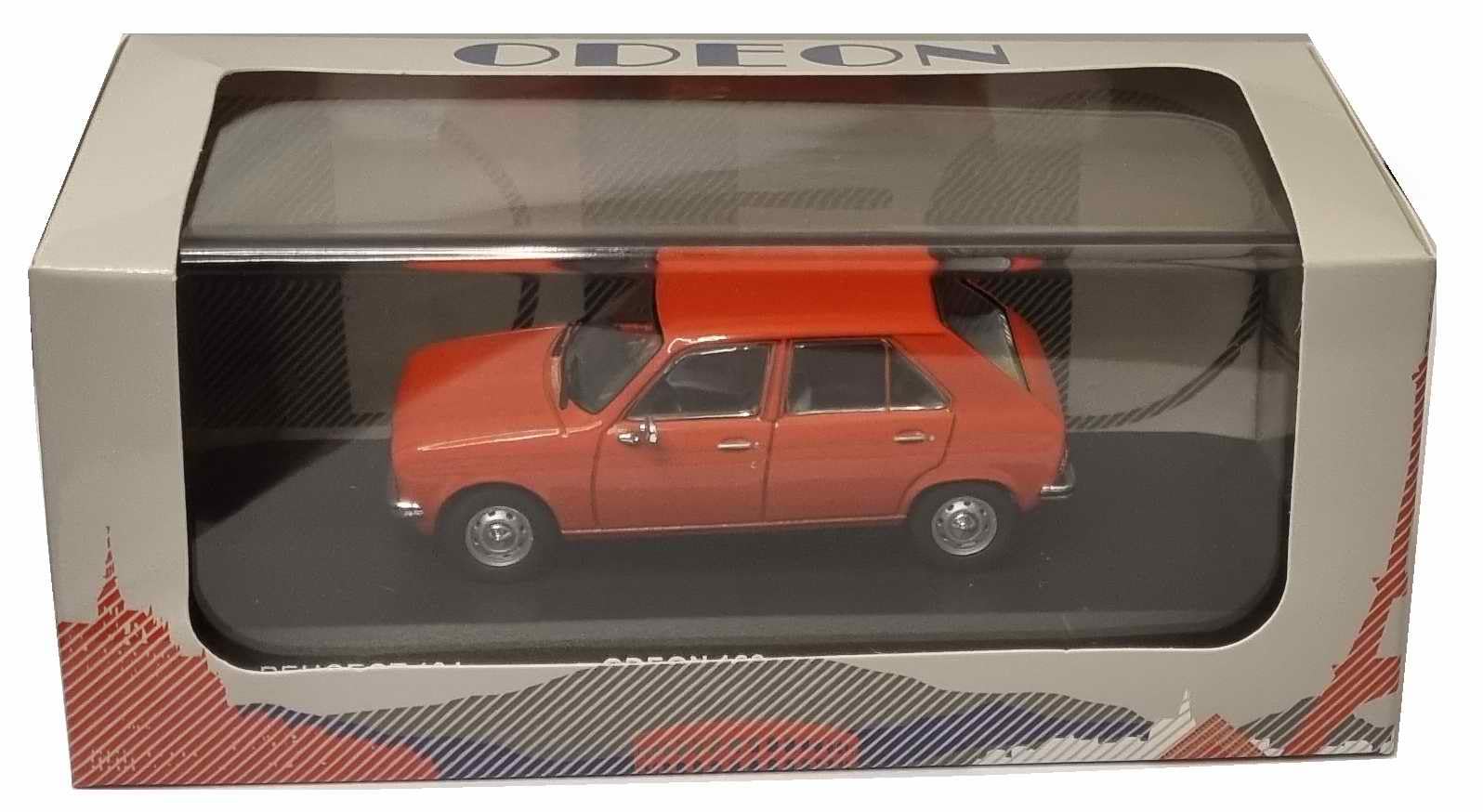 Peugeot 104 Orange 1972 1/43 Peugeot104 Edizione Limitata 504 PCS Compatibile con Peugeot