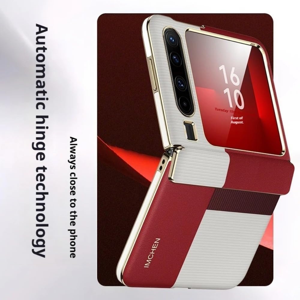 Wristband Bracket for Hw Pura X Case end Anti-Drop Folding Screen Split Protective Cover,Red