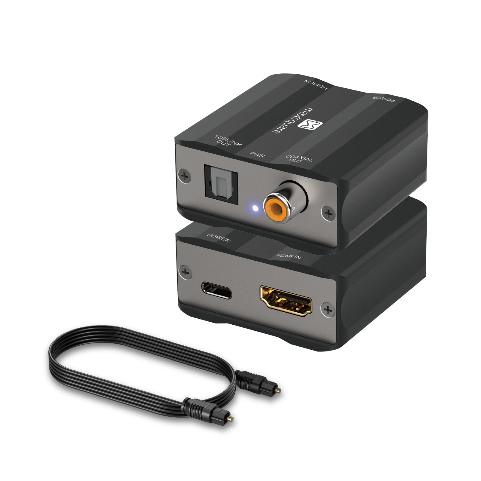 OREI DA41 HDMI Audio Extractor - Converts EARC/ARC To Optical & Coaxial (Toslink)