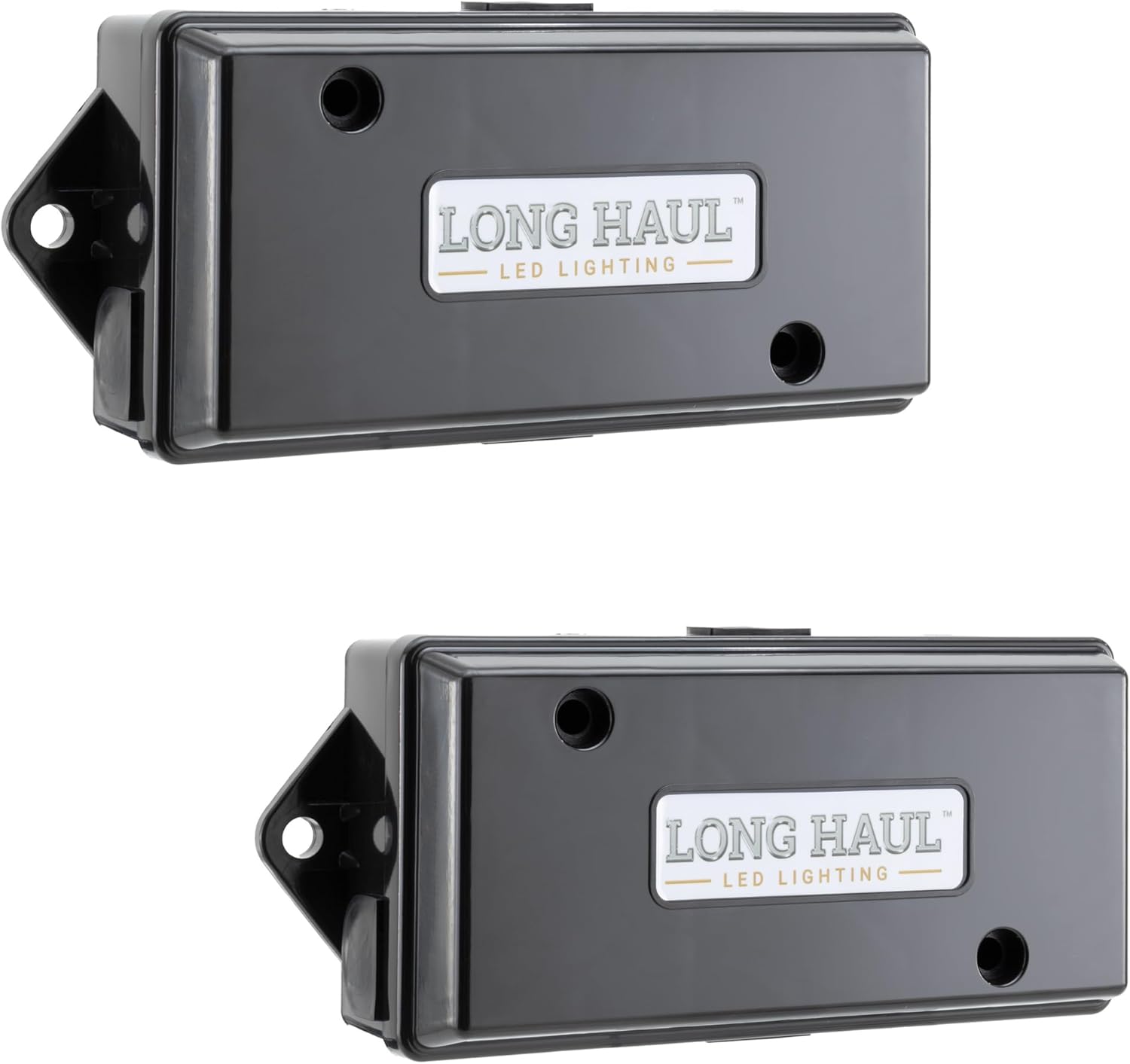 LONG HAUL 7 Way Trailer Wire Cord Junction Box | Color Coded | Weatherproof | RV | Truck (2 Boxes)