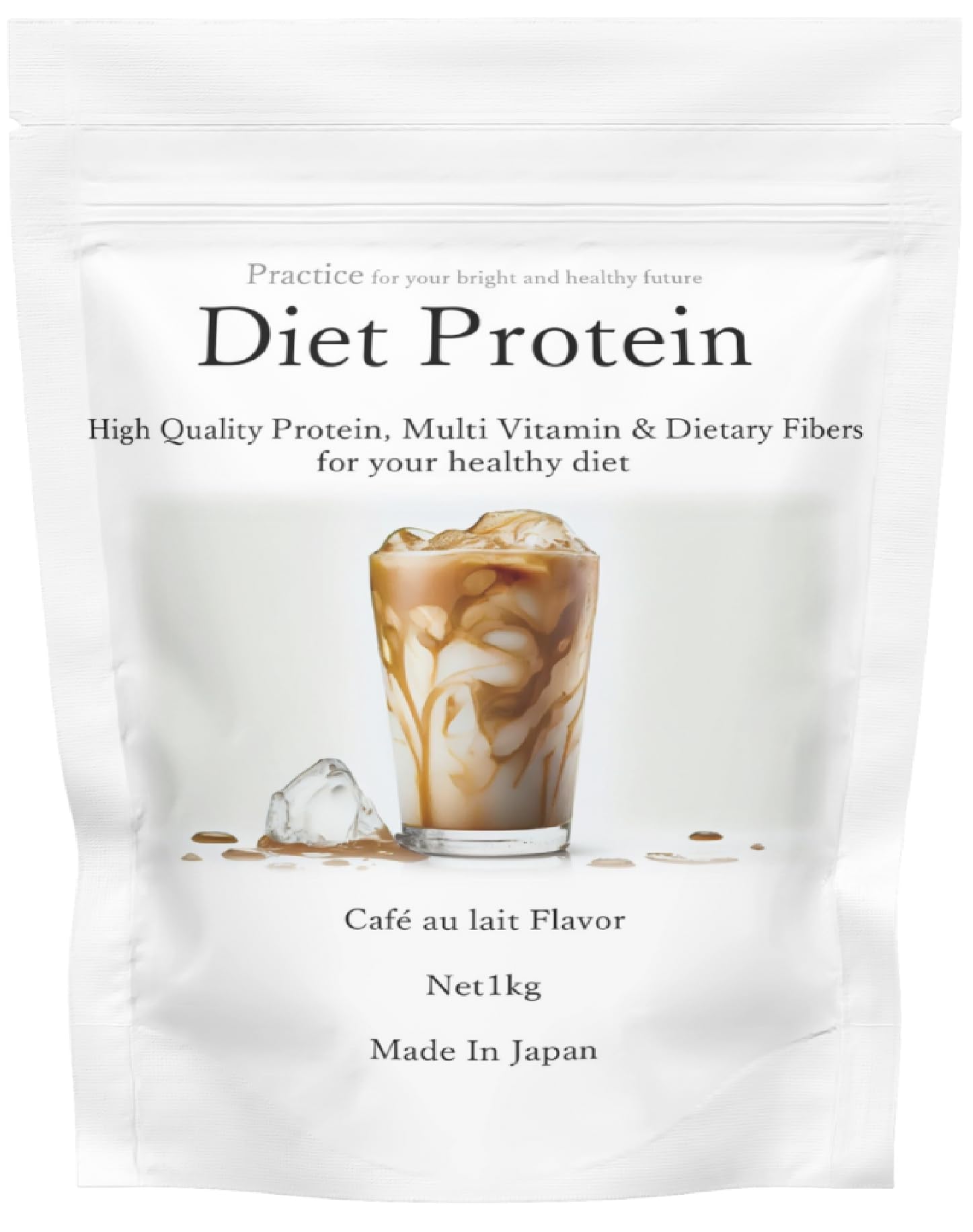 Amazon | プラクティスダイエットプロテイン カフェオレ風味 マルチ