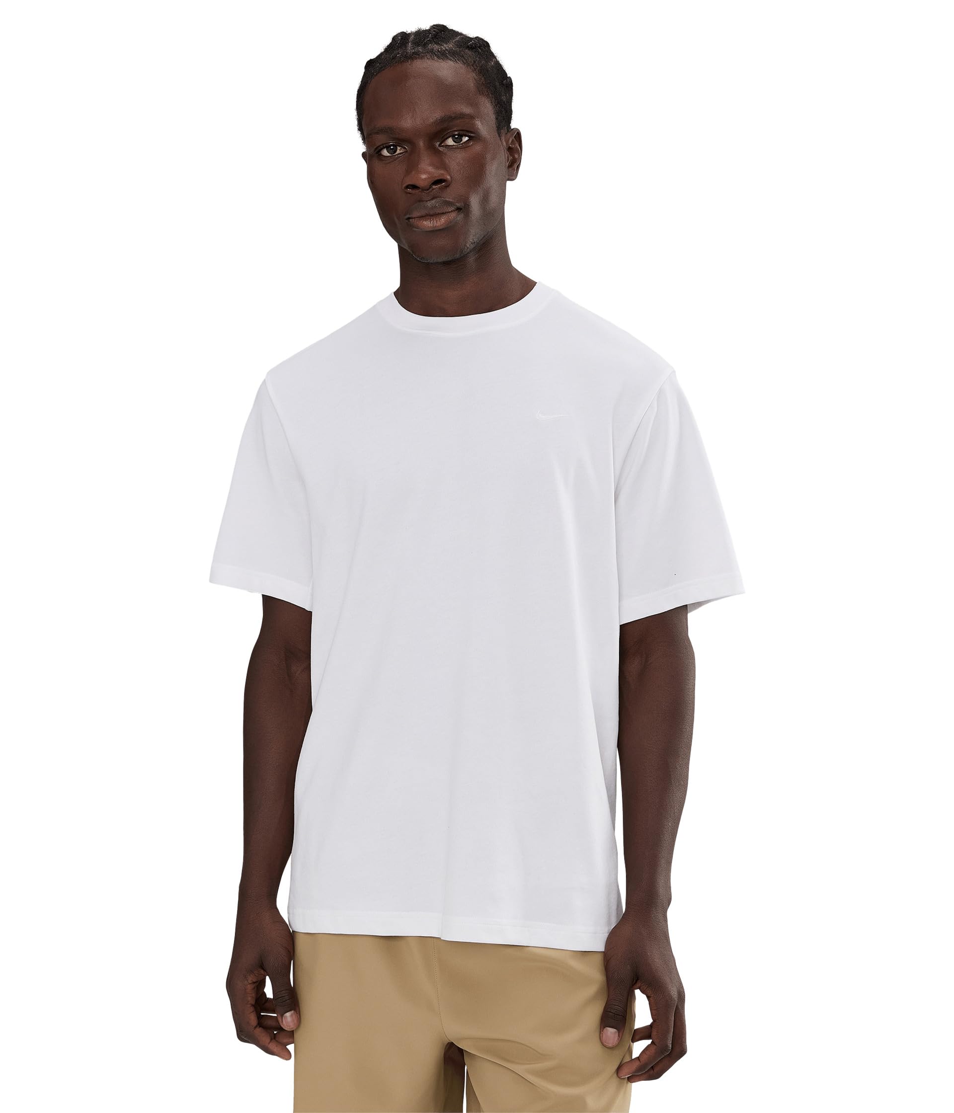Nike Df Primary Stmt Ss T-Shirt White/White S