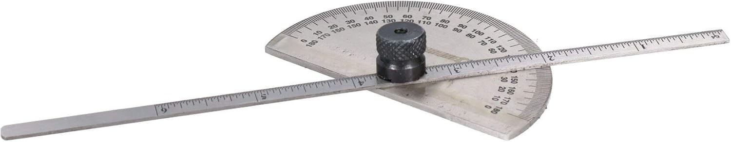 Marking Layout Measurement Engineers Kit Ruler Scriber Set Square Protractor 5pc