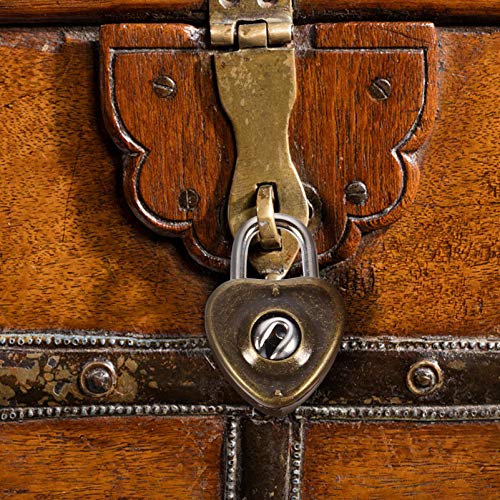 Angoily 12Pcs di Figura del Cuore Lucchetto con le...