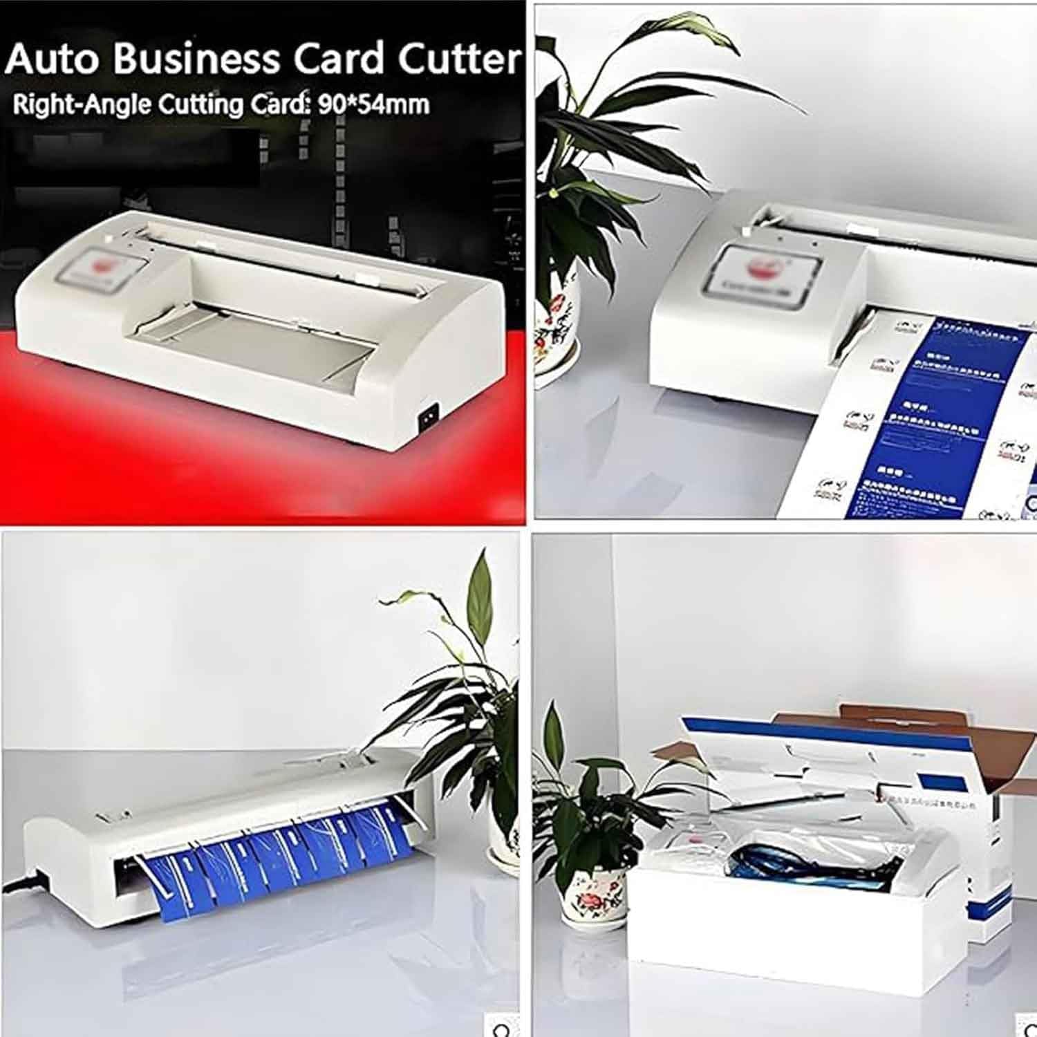 Taglierina elettrica per carte di credito, taglierino automatico per carte di nome, 30 fogli al minuto, per uffici, stamperie e centri fotocopiatrici