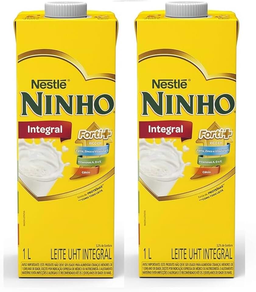 Leite Integral 1L - Caixa com 2 unidades