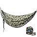 Outpost Double/Single Camping Hammock With 11’ Tree Straps - 100% Parachute Nylon - Cinch Buckle Design, No Knots Required - Easiest Hammock To Hang