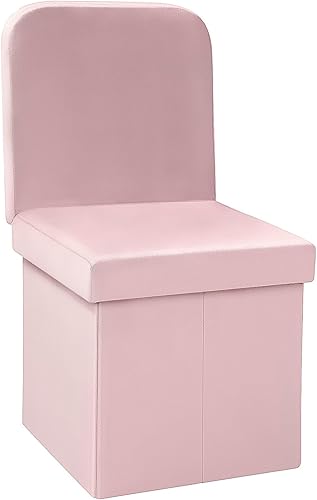 Miniatura 1 de B FSOBEIIALEO - otomana de almacenamiento plegable con respaldo, asiento y lugar para guardar cosas