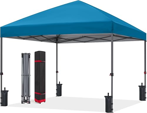 Miniatura 23 de ABCCANOPY Toldo desplegable – Tienda de campaña portátil para patio al aire libre resistente para patio trasero y terraza con 4 bolsas de arena