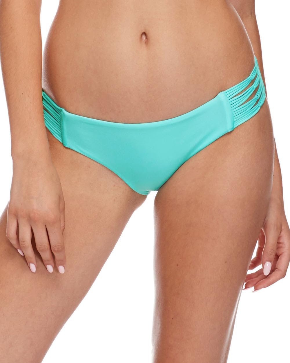 Body Glove Women's Smoothies Ruby Solid Bikini Bottom Swimsuit