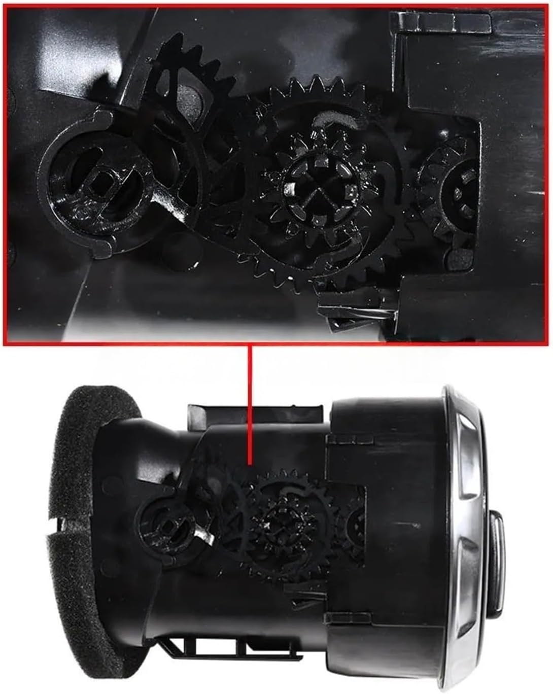 Compatible For Audi TT TTS Mk2 8J 2007-2014 8J0820901 Front Dashboard Air Vent AC Heating Grille Diffuser Center Panel 8J0820901E