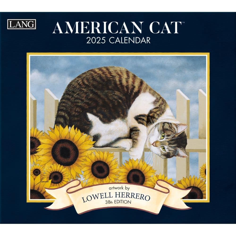American Cat (TM) - Calendrier mural 2025