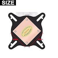 Vista 5 de Richer-R Base enfriadora de agua con bloque de agua GPU, computadora PC GPU bloque de refrigeración de agua universal bloque de agua enfriador