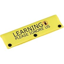 Funny Dog Leash Sleeve Learning Please Ignore Us Dog Leash Wrap Sleeve Alert Tag Pet Birthday Gift Learning Ignore-YE Sleeve