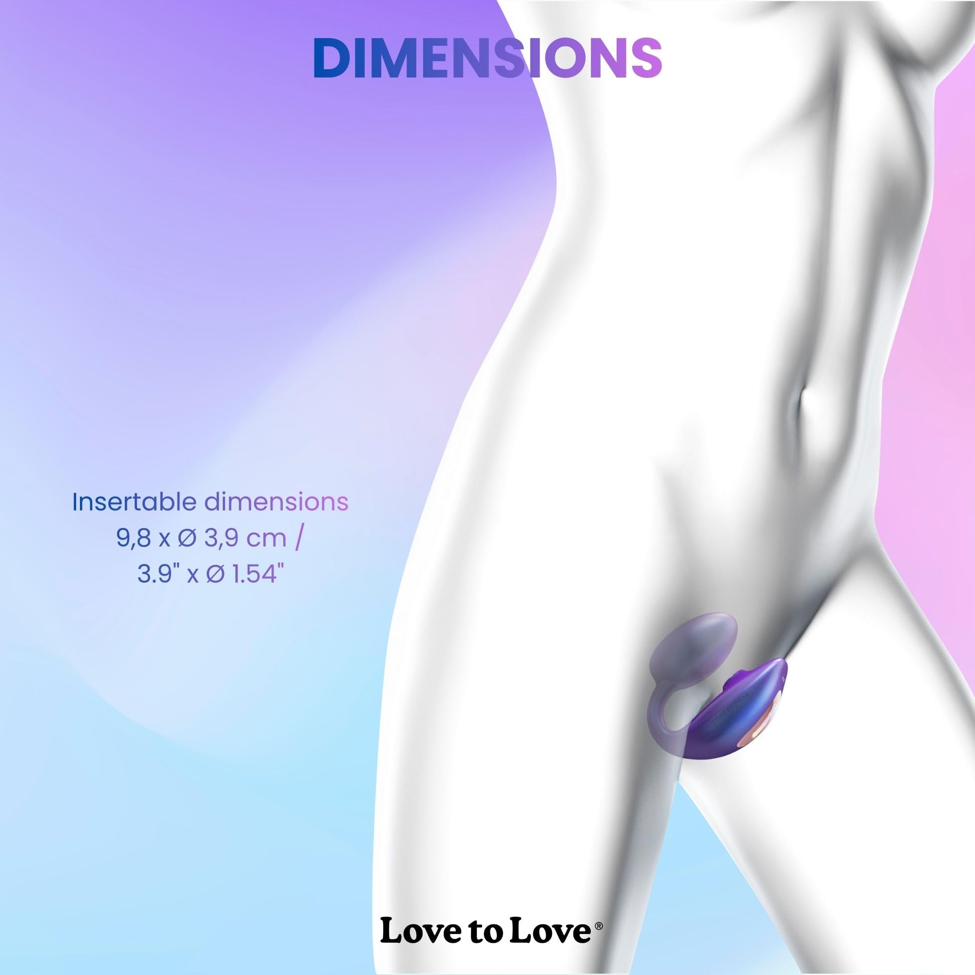 Love to Love Wonderlover – Sex toy ovetto vibrante con telecomando a distanza, doppia stimolazione clitoride & punto G, tecnologia flapping, 9 modalità, impermeabile, utilizzo a mani libere