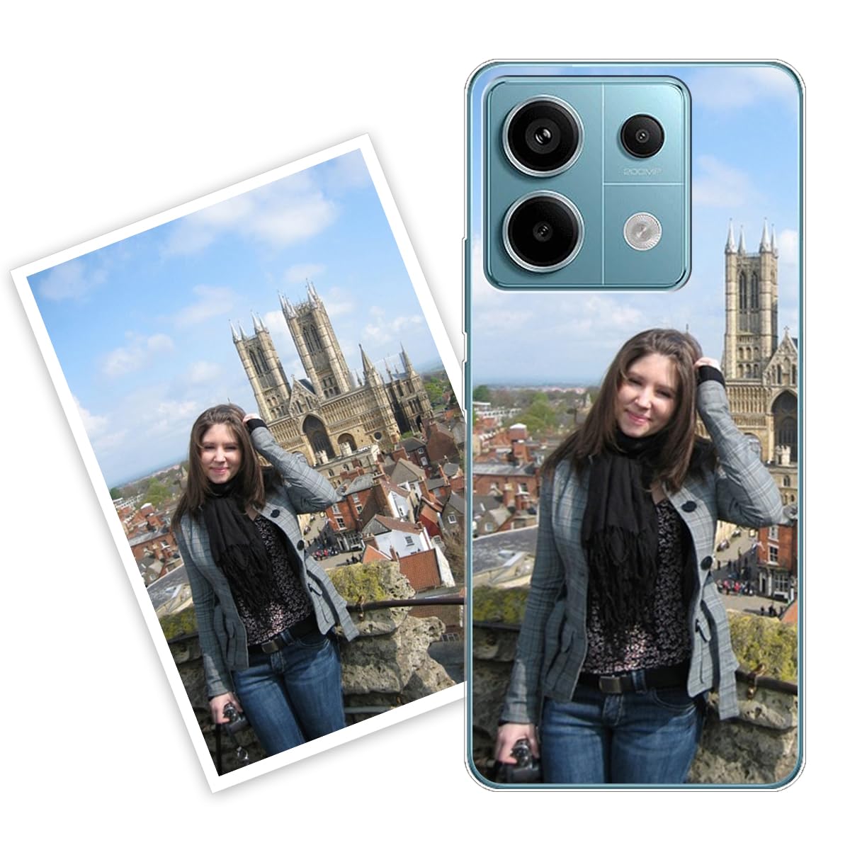 Sunrive Personalizzate Cover compatibile con Xiaomi 12T Pro