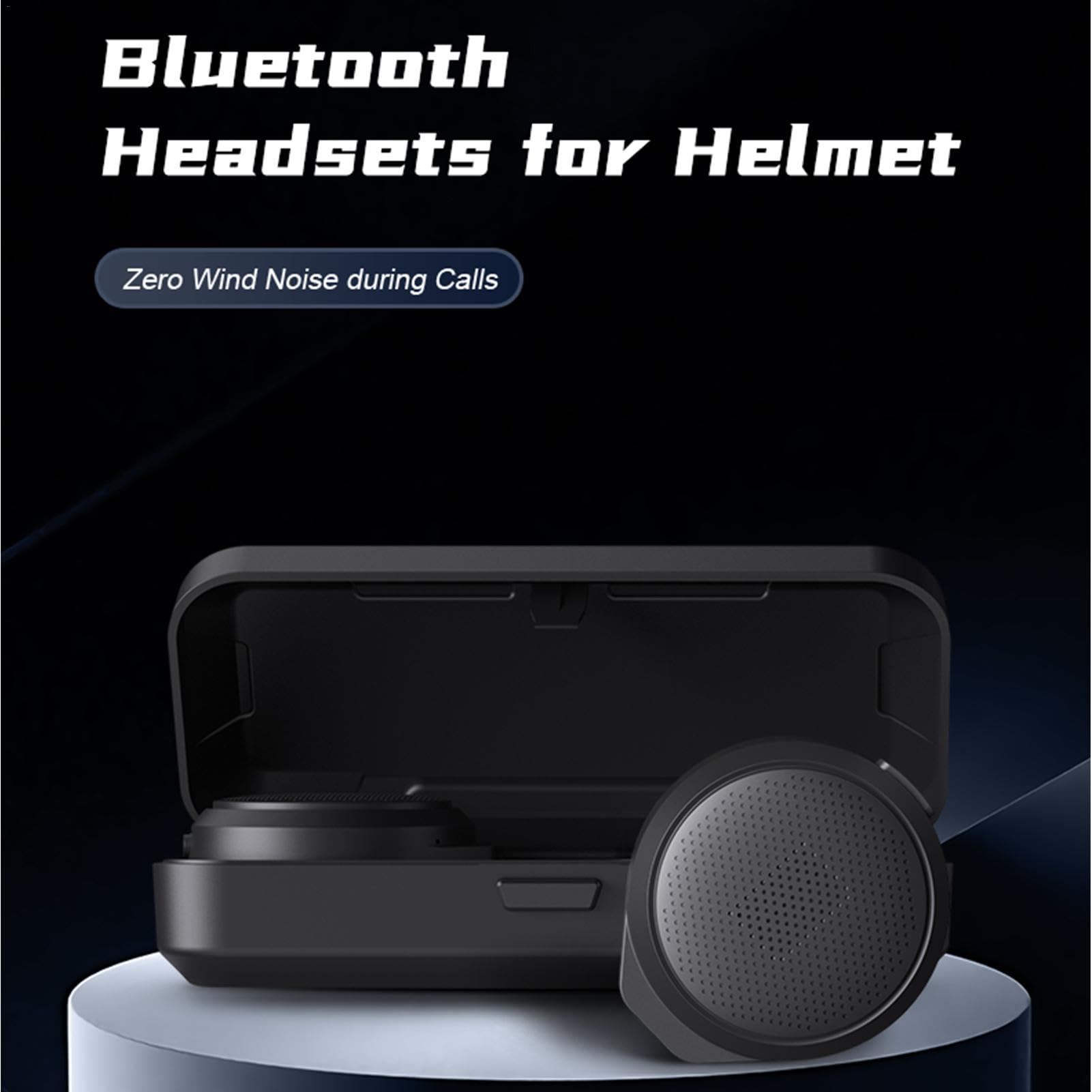 Auricolare wireless ricaricabile Cuffie portatili, ricaricabili e | Cancellazione del rumore Custodia di ricarica per auricolare, moto, cuffia impermeabile, guida, viaggio, pendolaris