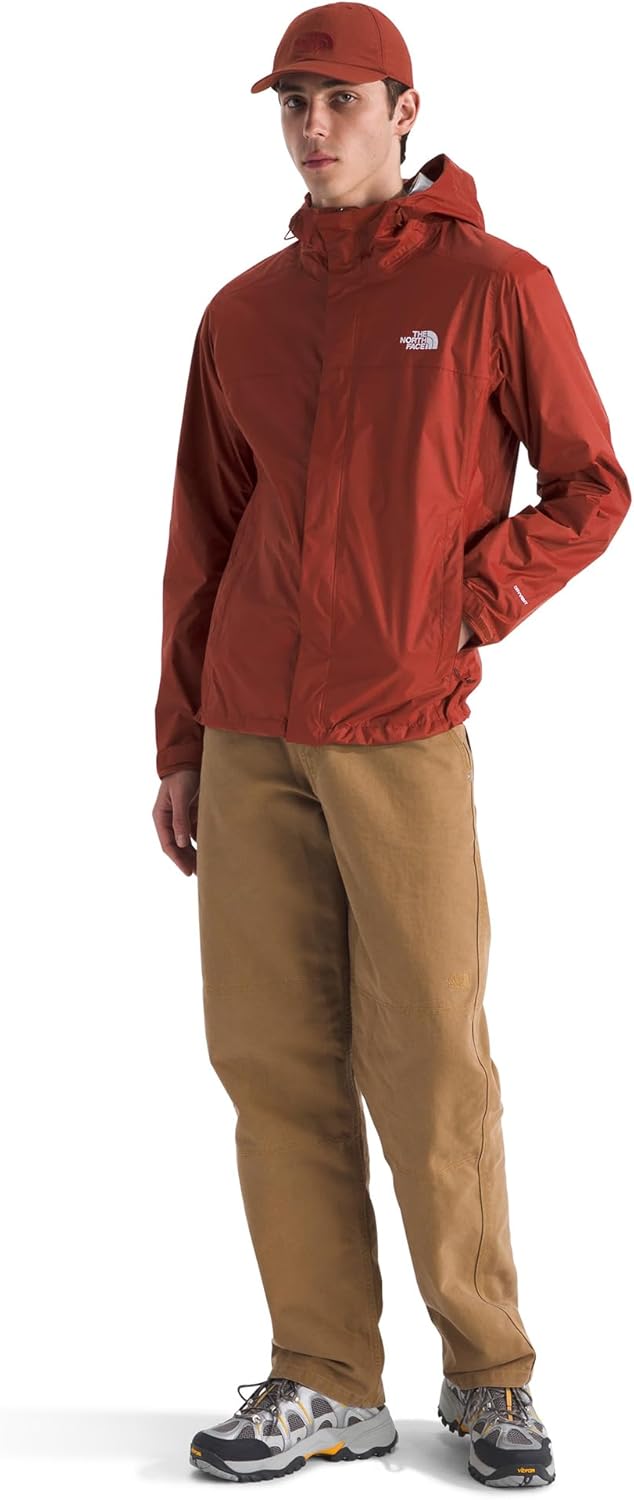 The North Face mens Venture 2 Jacket - Waterproof & Windproof Hooded Raincoat, Adjustable Hood, Breathable Pit-zips