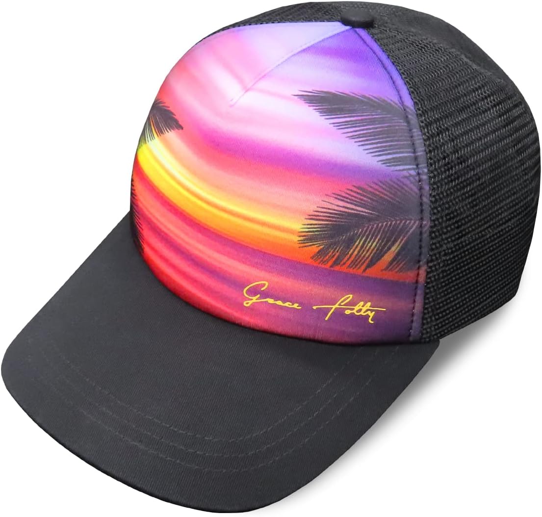 Grace Folly Foam Trucker Hat Snapback Mesh Baseball Cap for Men or Women - Image 7