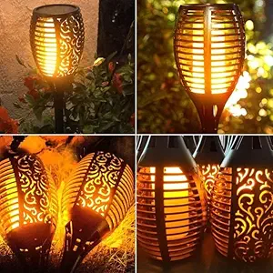 SOLARISEARTH Solar Flame Light (96 LED) (Pack of 2)