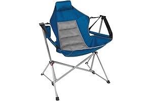 Member's Mark Swing Chair Lounger for Maximum Relaxation with Armrests, Foldable