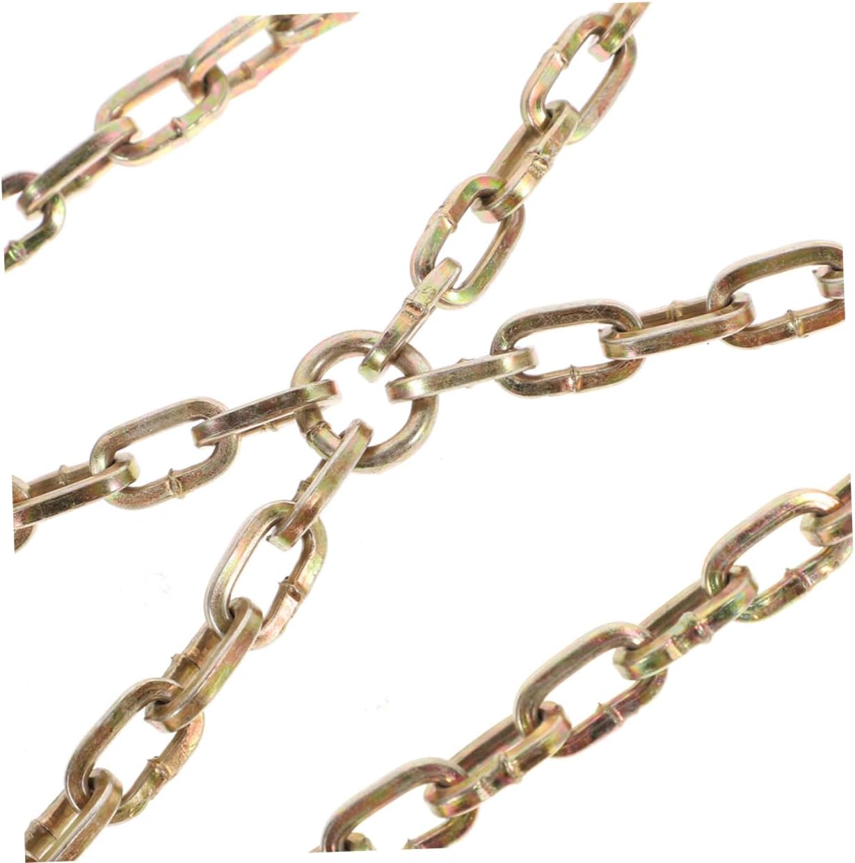 PRETYZOOM 2PCS Heavy-Duty Tire Chains for Snow and Ice Universal Fit Automotive Tire Chains Non-Slip Traction Cables for Cars SUVs and Trucks for Emergency Use