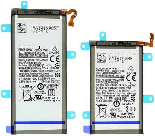 BF916ABY + BF917ABY lithi-ion Batterry Compatible for Samsung Galaxy Z Fold 2, (4500mAh) with 1Year Waranty*