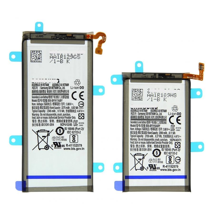 BF916ABY + BF917ABY lithi-ion Batterry Compatible for Samsung Galaxy Z Fold 2, (4500mAh) with 1Year Waranty* - Review, Price and Buying Guide
