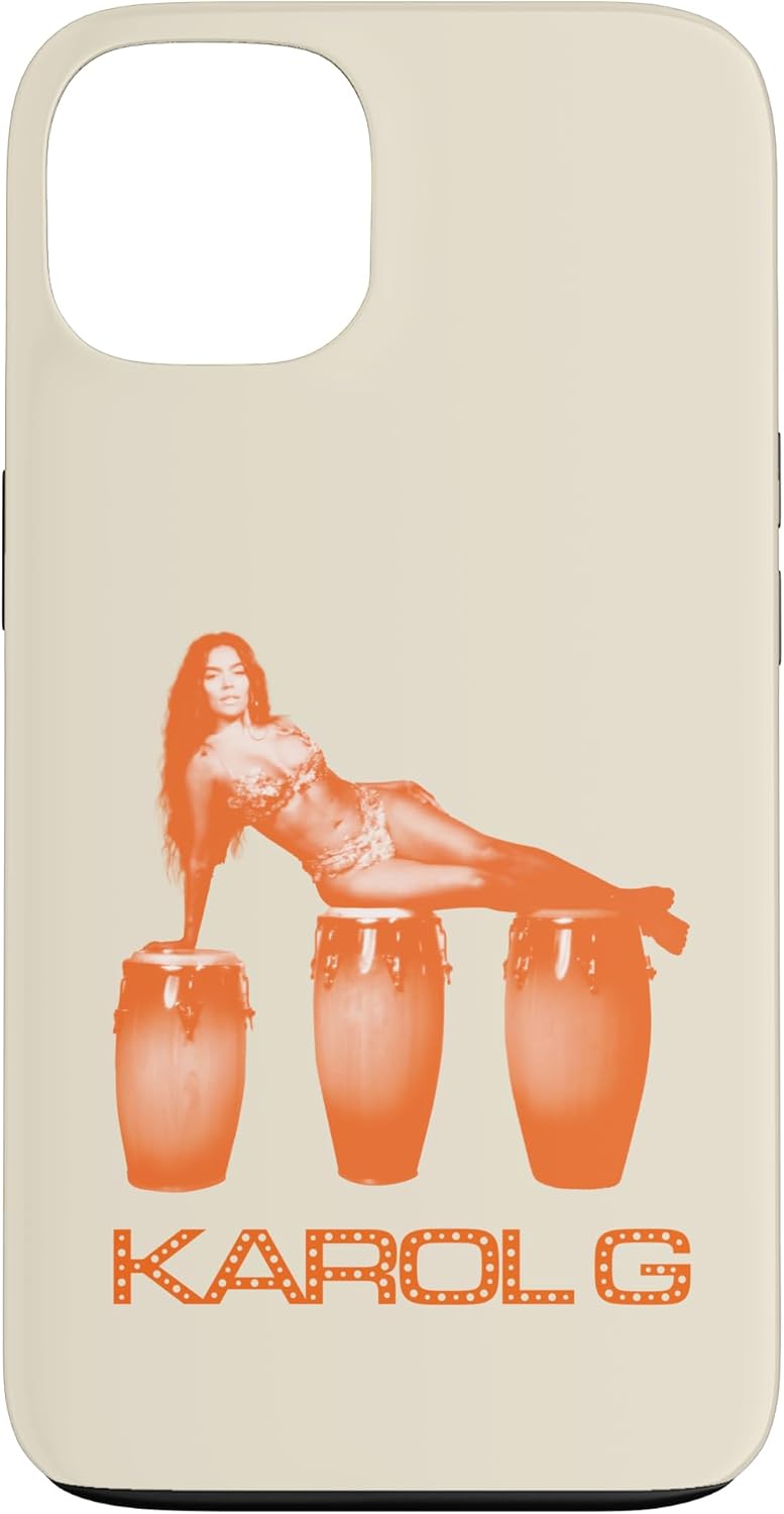 Official Karol G Tropicoqueta Merch Congas Case for iPhone 13