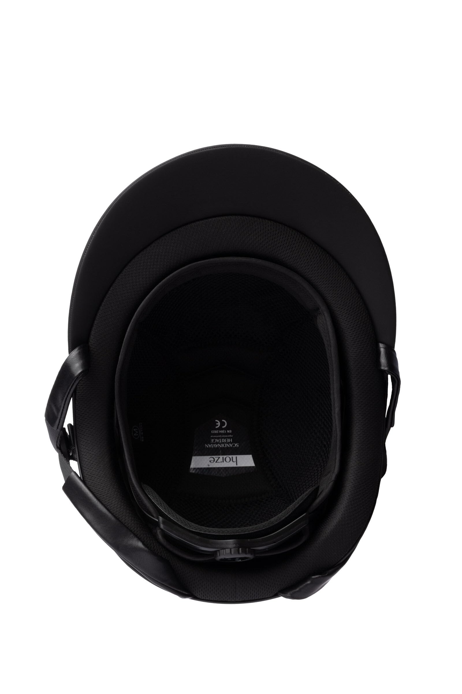 Horze Casco da equitazione da donna con cristalli, CE EN 1384:2023, regolabile, glitter argento, nero, 49/51