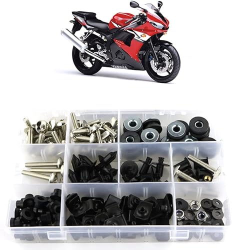 Xitomer Tornillos de carenado completos, aptos para YZF-R6 2003 2004 2005 YZF-R6S 2006 2007 2008 2009, juego completo de tornillos de disponible en Yaxa Costa Rica