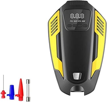 Tire Inflator Portable Air Compressor, DC 12V Digital Air Pump for Car Tires, Bicycles and Other Inflatables, Auto Shut Off Feature