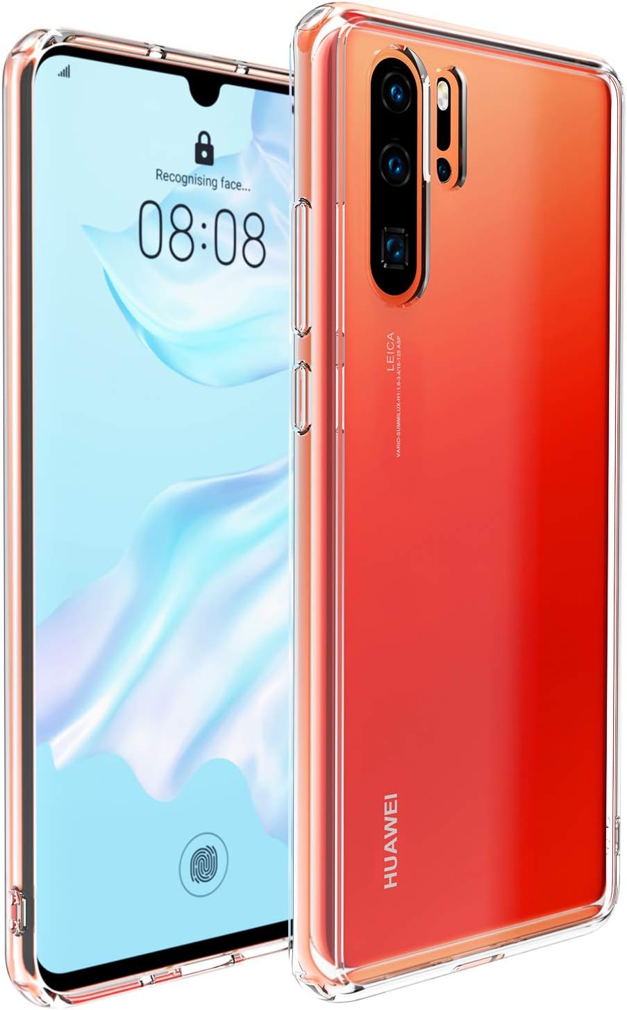 UNBREAKcable Huawei P30 Pro Case -Crystal Clear [Shock Absorption, Anti-yellowing] P30 Pro Cover-Hybrid Soft TPU Hard PC Back Cover Phone Protective Case Cover for Huawei P30 Pro - Transparent