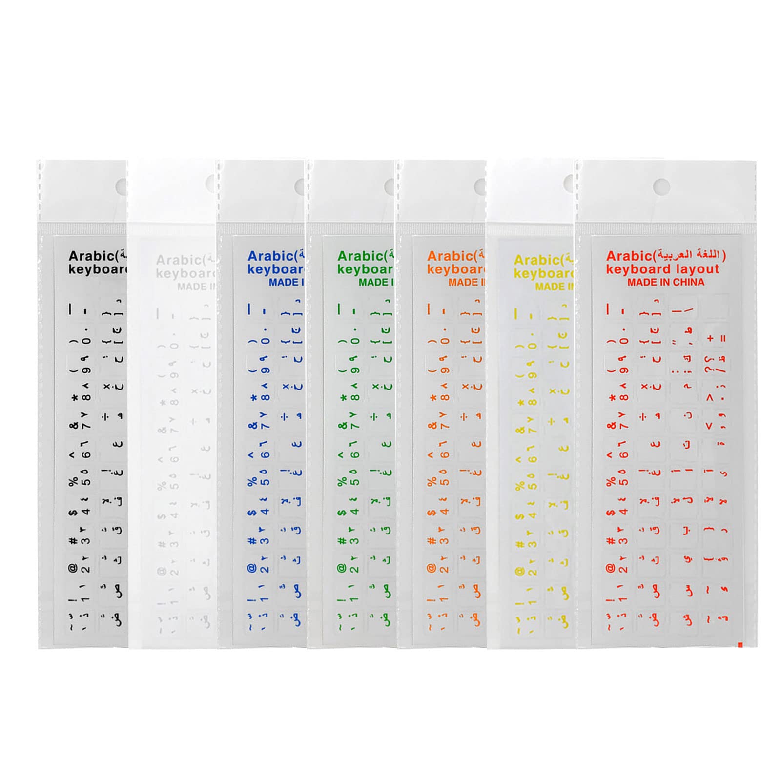 Tastiera Computer Adesivi Trasparenti Per Tastiera Araba - Confezione Da 2, Bianchi, Per PC E Laptop Adesivi Tastiera Arabo - Foto 7