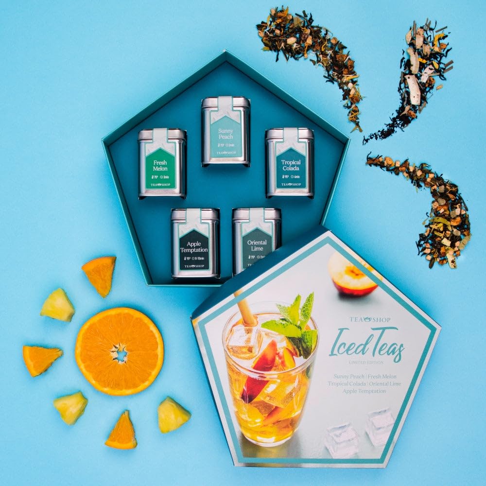 Set Iced Teas Surtido de Tés Fríos Pack Variado de 5 Sabores Refrescantes