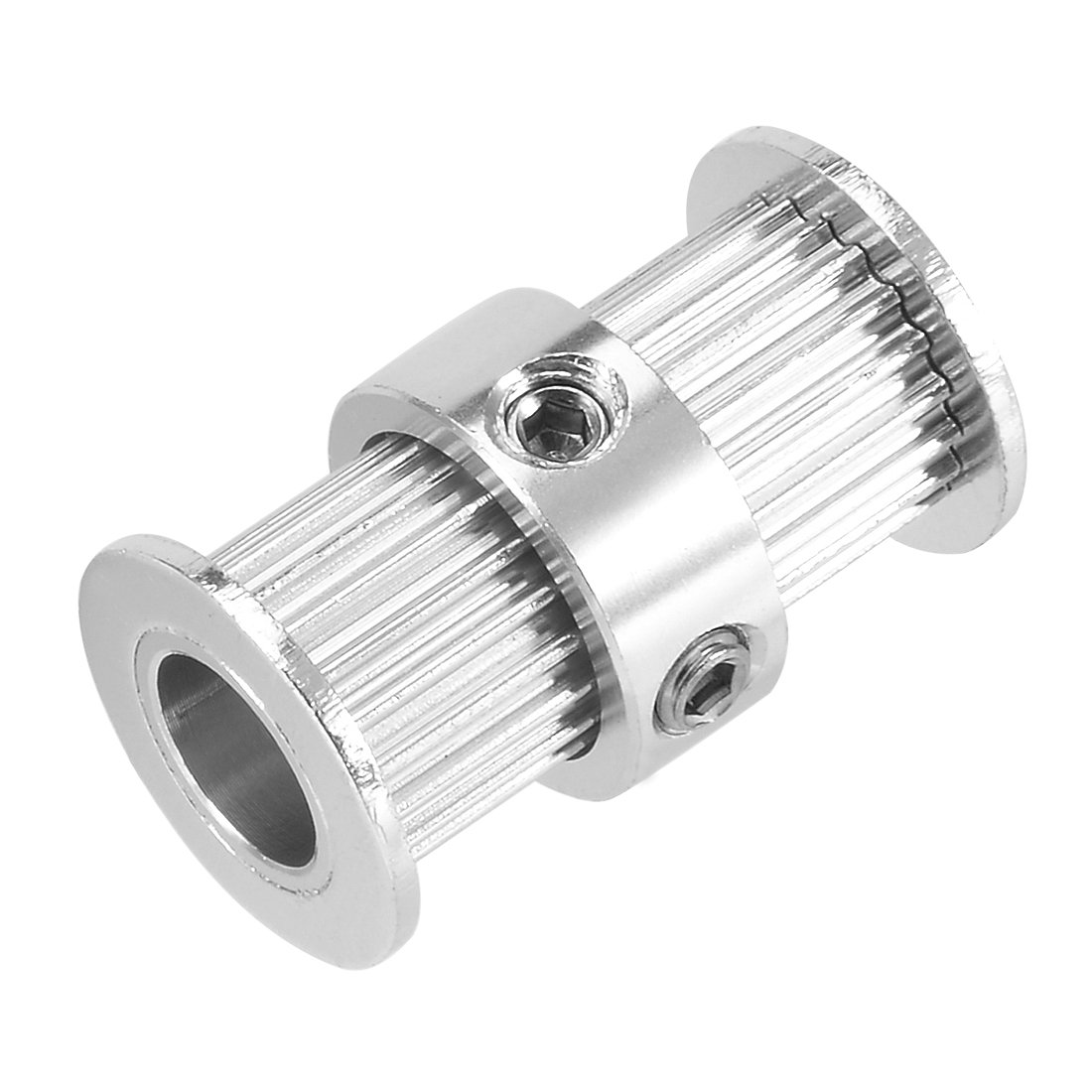 Aexit GT2 20 dentes de alumínio com extremidade dupla 8 mm perfura