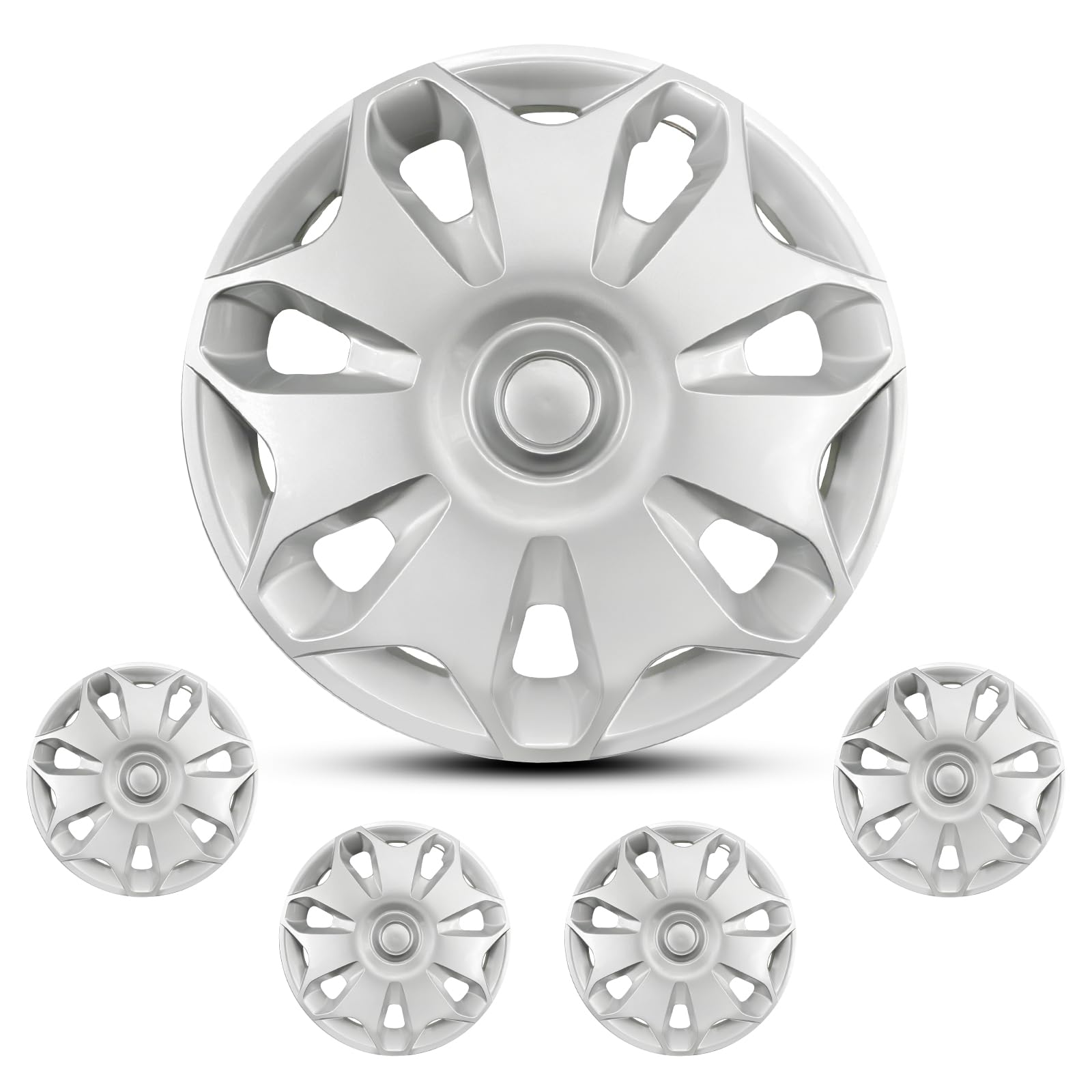 Photo 1 of Generic 16" Hubcaps for Ford Transit Connect (Gloss Silver)