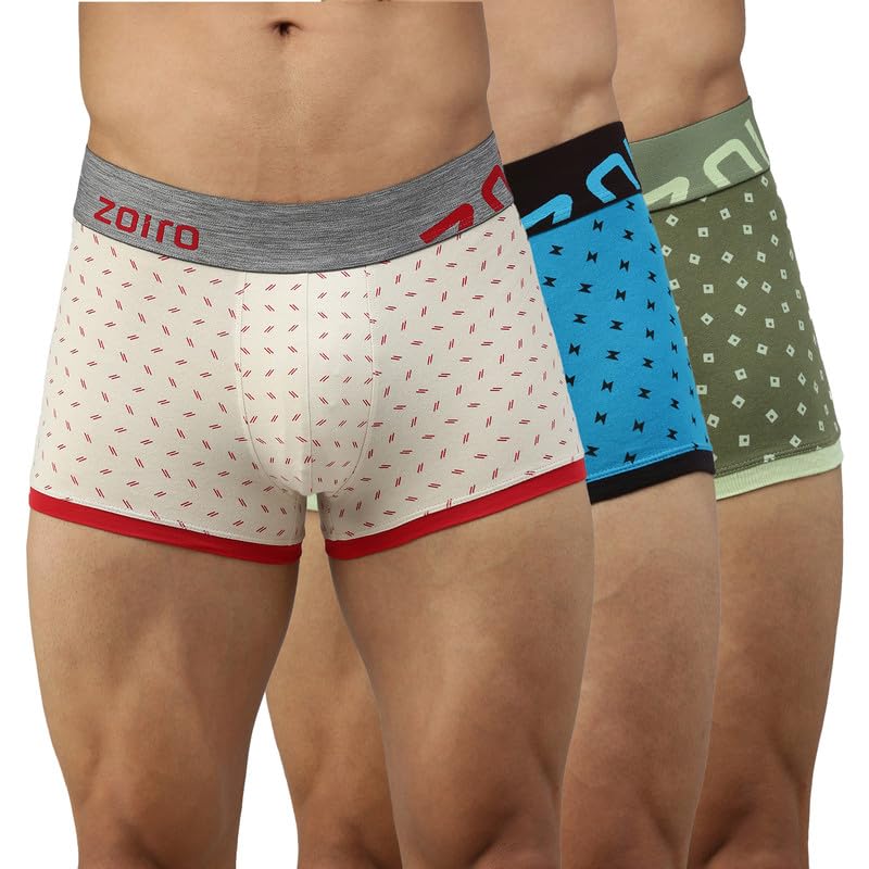 Image of Zoiro Men's Brief | Soft Band | Soft No-Marks Elastic | Breathable Innerwear | Pack of 1 | Color May Vary