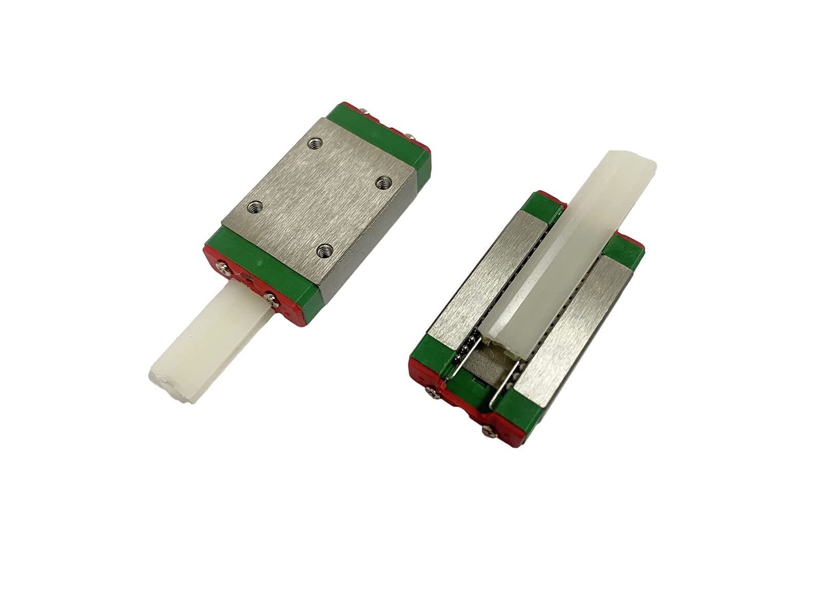2Pcs MGN7-H Type Linear Slider Carriage Block for Miniature Linear Sliding Guideway Rail MGN7 MR7