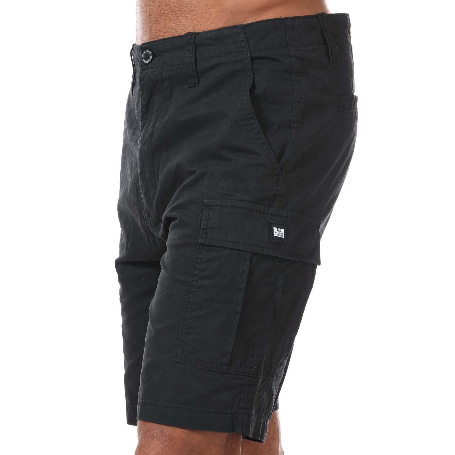 Weekend Offender Men's High Desert Cargo Short in Black