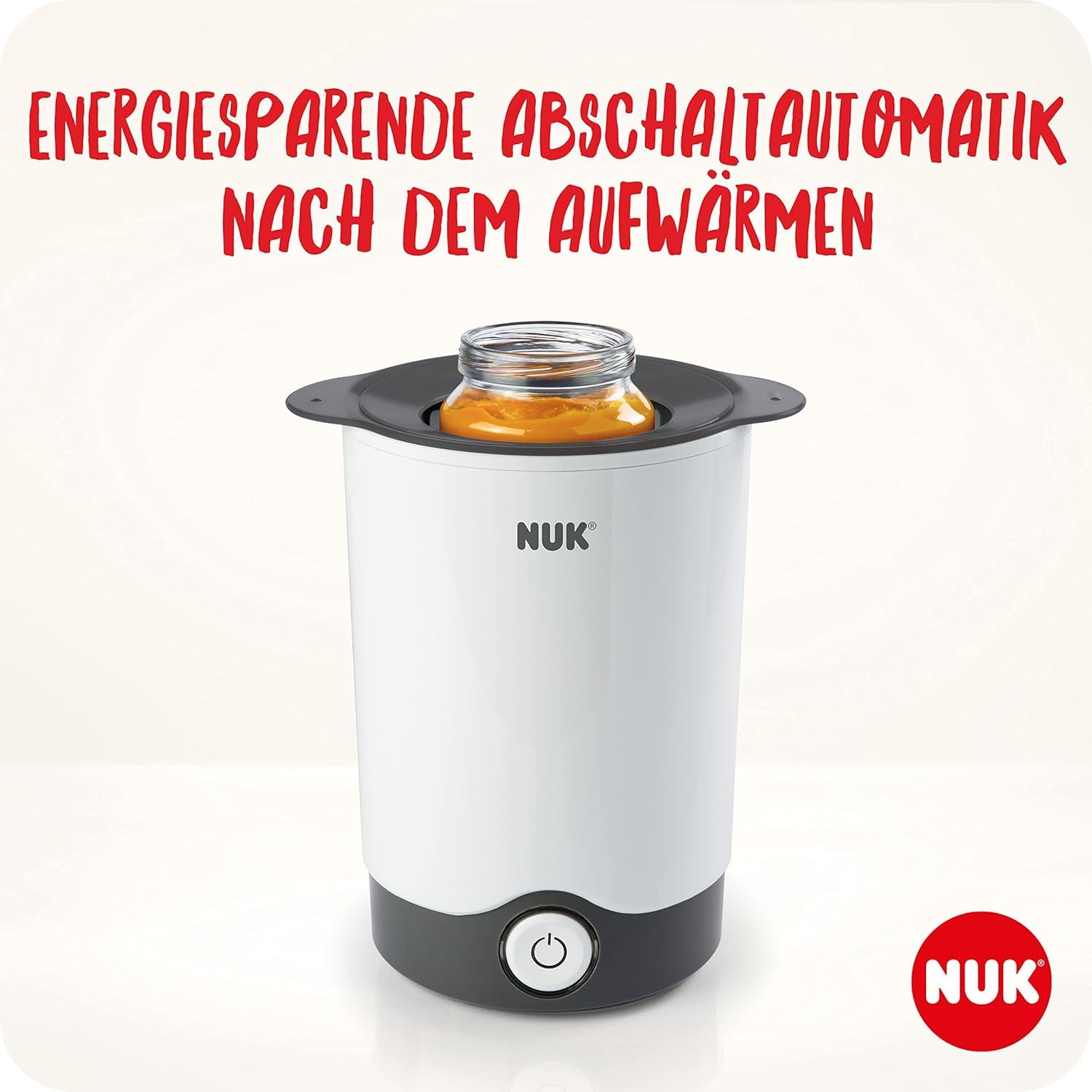 NUK Thermo Express Plus Flaschenwärmer mit EU-Stecker & 12V-Adapter – Inkl. First Choice+ 3er Set – Erwärmt Babybrei & Milch in 90 Sekunden – Mit Abschaltautomatik