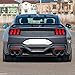 EAZY WHEELZ Rear Trunk Spoiler Compatible with 2015-2023 Ford Mustang GT500, GT350, GT, EcoBoost, V6, V8, Shelby – 2-Door Coupe Models, Gloss Black Rear Wing Lip