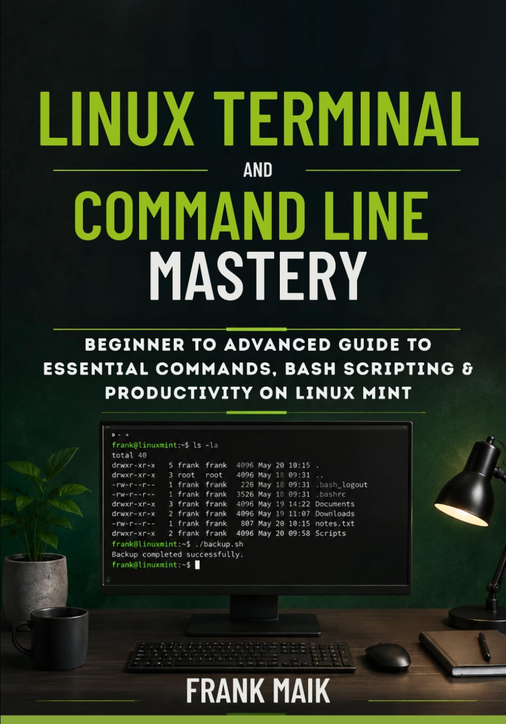Linux Terminal and Command Line Mastery: Beginner to Advanced Guide to Essential Commands, Bash Scripting & Productivity on Linux Mint