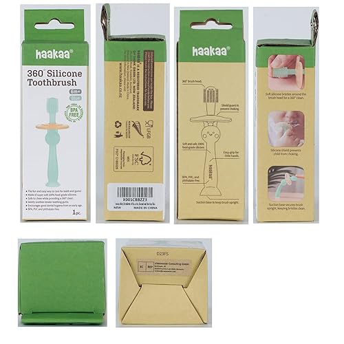 Miniatura 10 de Haakaa 360 cepillo de dientes de silicona para bebé