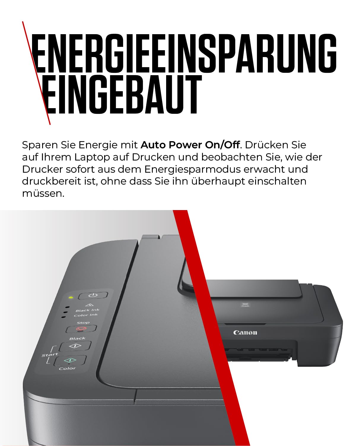 Canon MG2551S Serie – All-in-One A4-Drucker, Kopierer & Scanner für den Heimgebrauch | USB-Verbindung | Energiesparender Canon Drucker für Zuhause