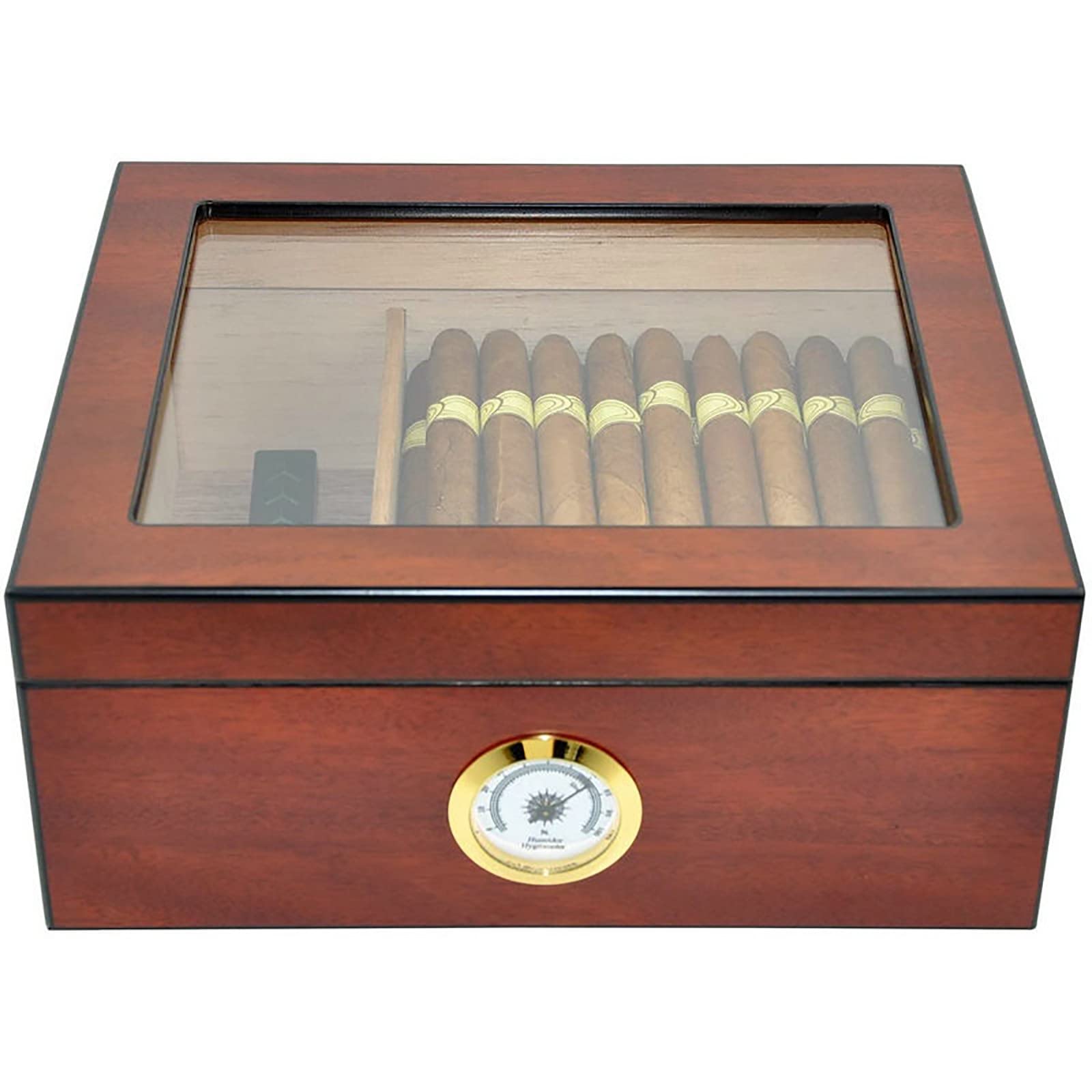 Amazon.co.jp: 木製葉巻ヒュミドール、大容量シダーウッドシガー