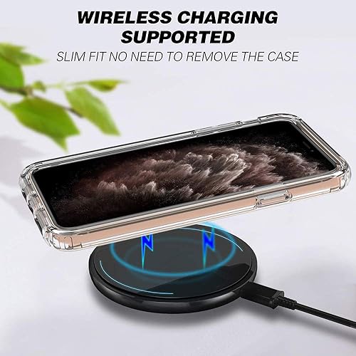 Miniatura 6 de Funda para iPhone 11 Pro Max (serie de cuerpo completo de 360), funda protectora sólida de cristal resistente con protector de pantalla para iPhone